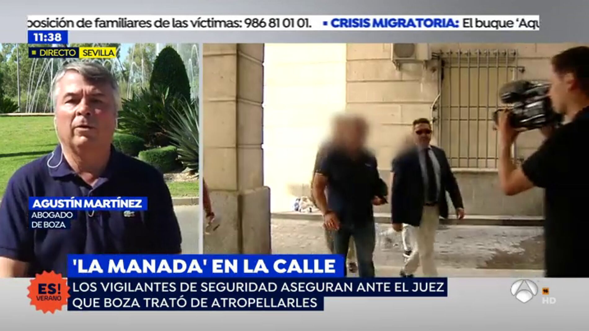  El abogado de &Aacute;ngel Boza, miembro de 'La Manada': "Es absolutamente irracional que despu&eacute;s de estar dos a&ntilde;os en prisi&oacute;n robe unas gafas"