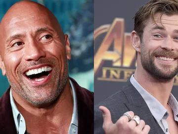 Dwayne Johnson y Chris Hemsworth Dwayne Johnson y Chris Hemsworth