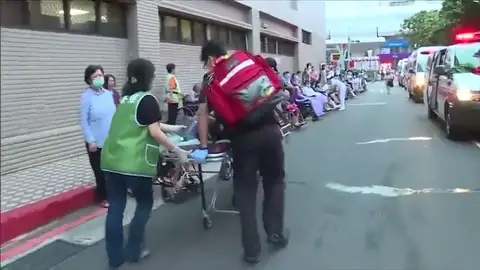 Nueve muertos en un incendio en un hospital en Taiwán Nueve muertos en un incendio en un hospital en Taiwán