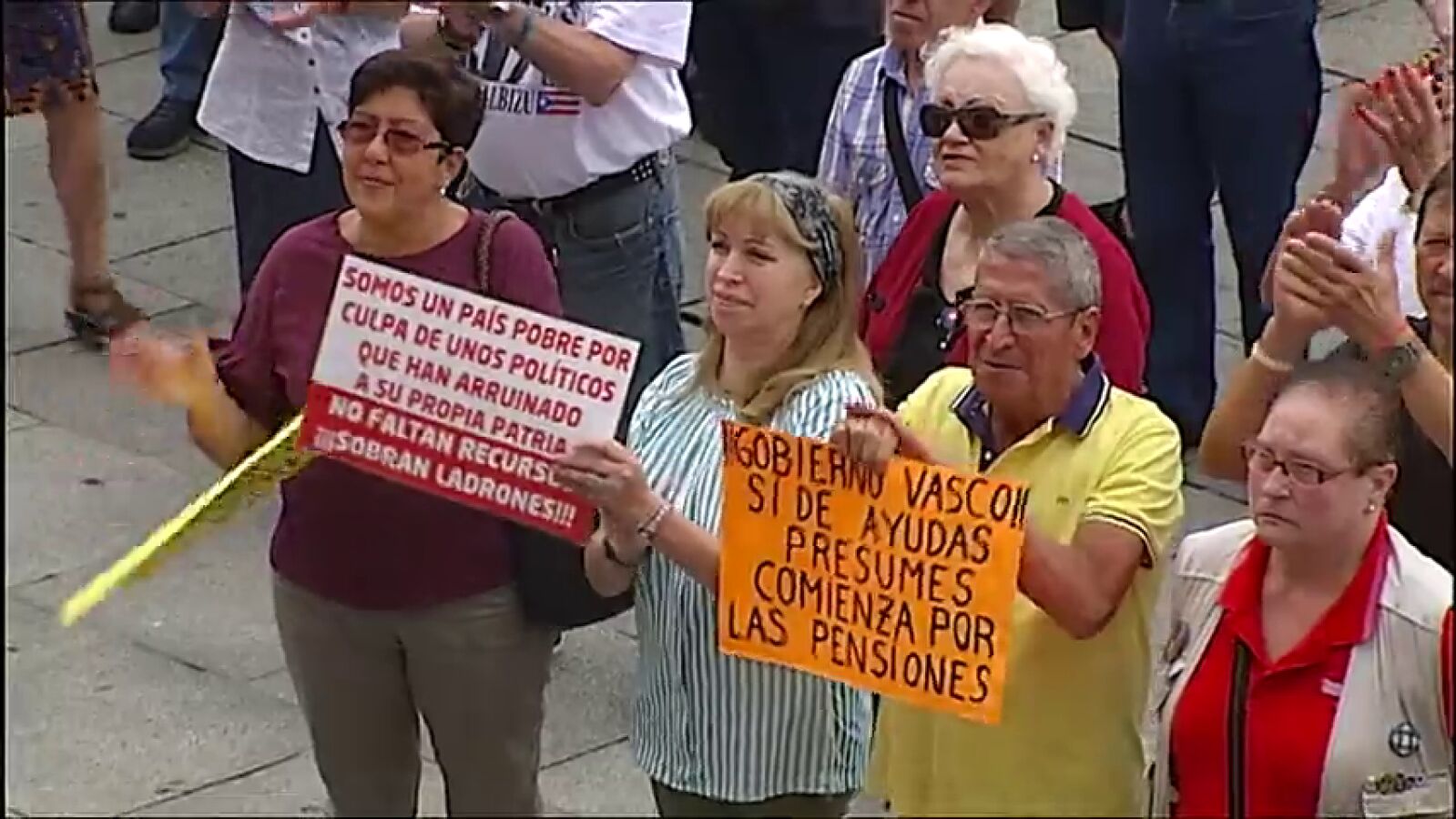 Los pensionistas de Bilbao cumplen siete meses sin descansar en sus reivindicaciones