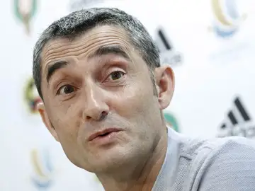 Ernesto Valverde en rueda de prensa Ernesto Valverde en rueda de prensa
