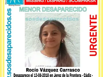 Menor desaparecida Menor desaparecida