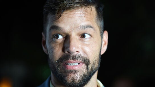 Ricky Martin durante la gala de Unicef en Cerde&ntilde;a 