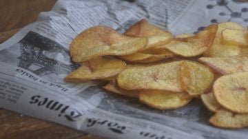 Así de bárbaras quedan las patatas fritas. Así de bárbaras quedan las patatas fritas.