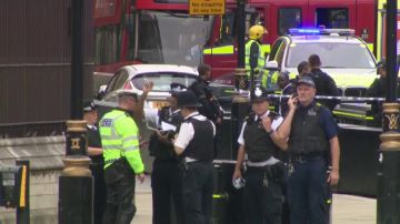 Varios heridos en Londres tras estrellarse un vehículo contra las barreras del Parlamento británico Varios heridos en Londres tras estrellarse un vehículo contra las barreras del Parlamento británico