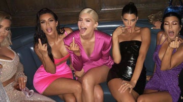 Las hermanas Kardashian-Jenner en el cumpleaños de Kylie