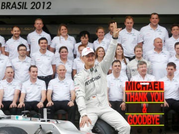 Schumacher, el día de su retirada
