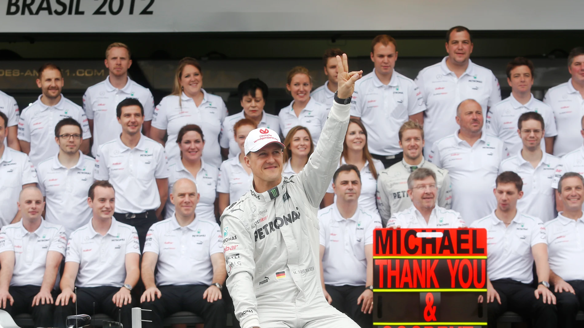 Schumacher, el día de su retirada