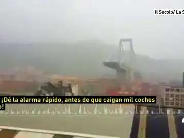 El centro de emergencias de Génova recibió varias llamadas alertando del derrumbe del viaducto El centro de emergencias de Génova recibió varias llamadas alertando del derrumbe del viaducto