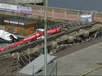 Los usuarios del puerto de Vigo consideran que el derrumbe se podía haber evitado