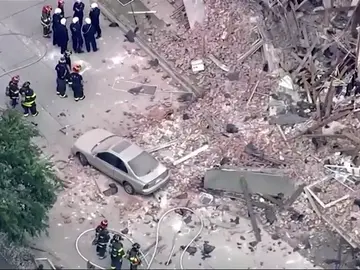 Explota una casa debido a un escape de gas en Denver Explota una casa debido a un escape de gas en Denver