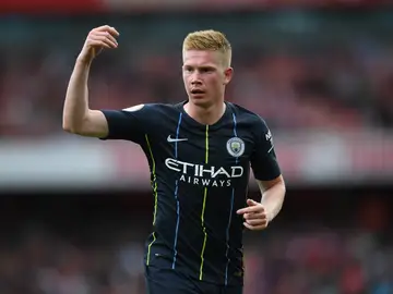 De Bruyne, durante un partido con el Manchester City De Bruyne, durante un partido con el Manchester City