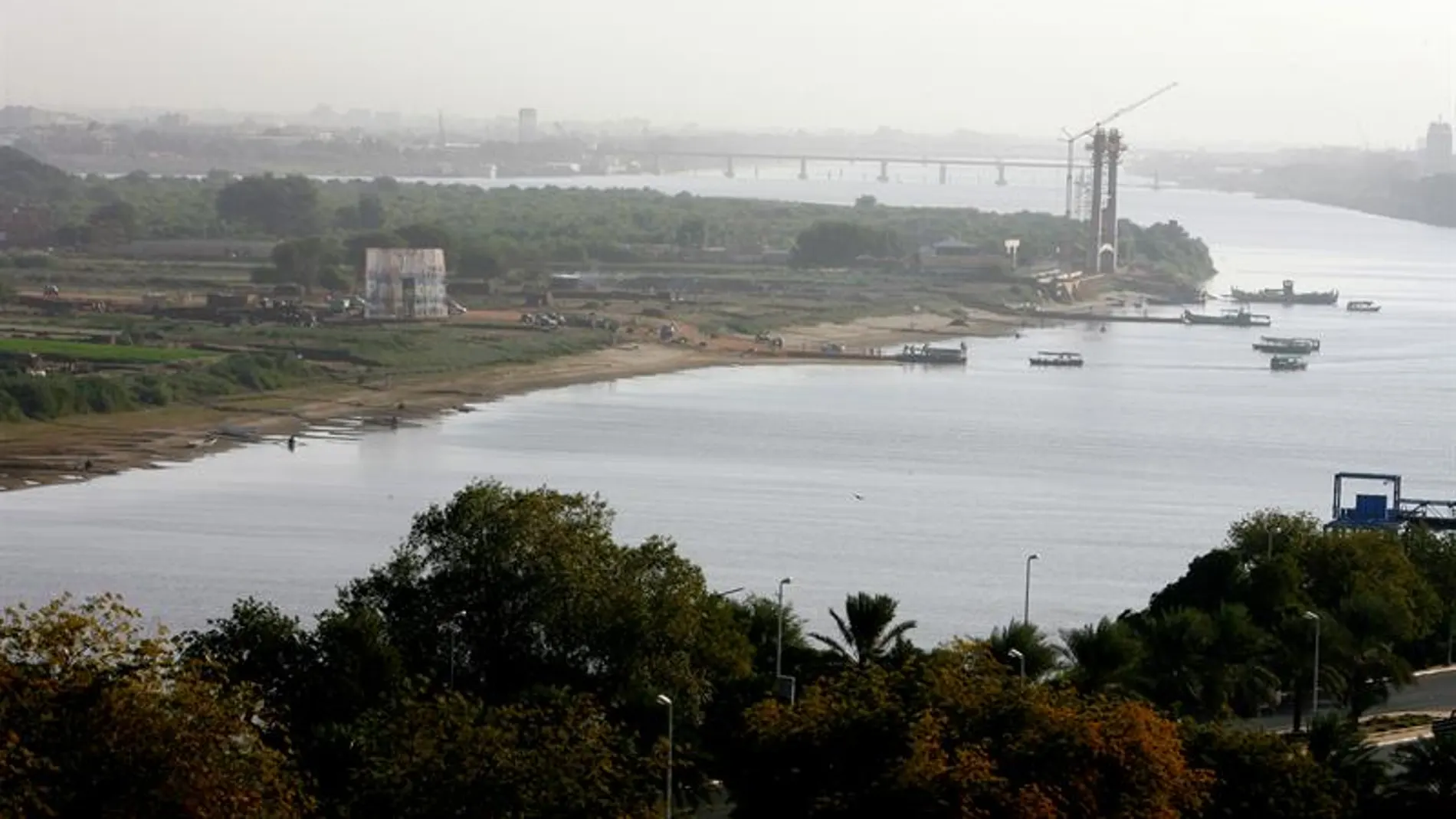 El río Nilo a su paso por Jartum (Sudán) El río Nilo a su paso por Jartum (Sudán)