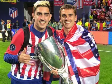 Antoine Griezmann, con su hermano Theo Antoine Griezmann, con su hermano Theo