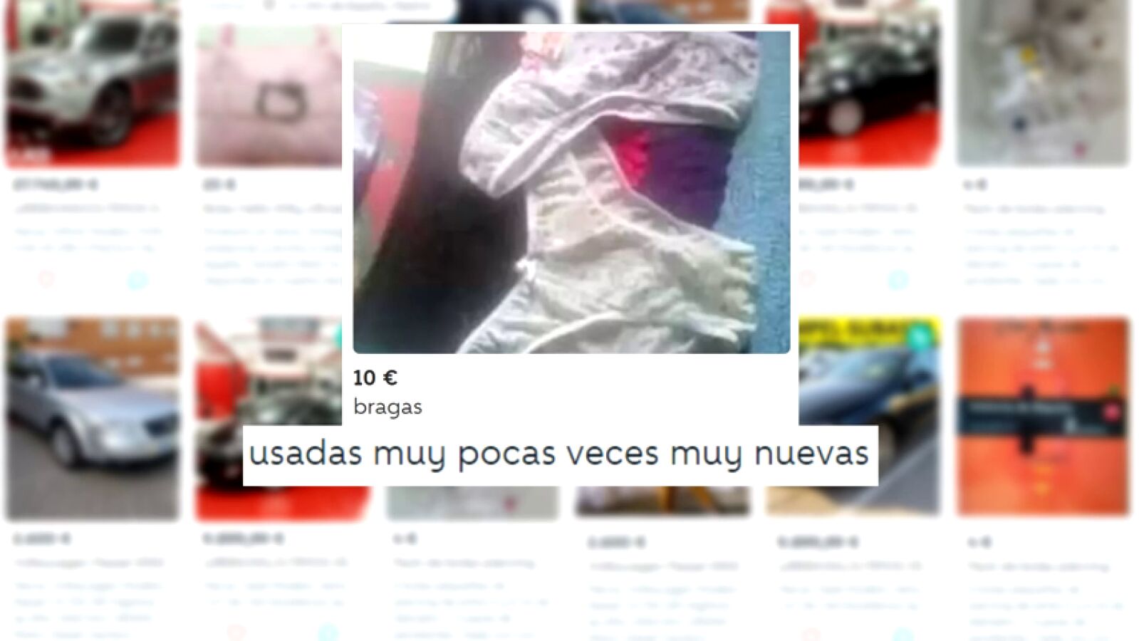 Ropa interior usada, entre los objetos más extraños que podemos encontrar a la venta en Internet 