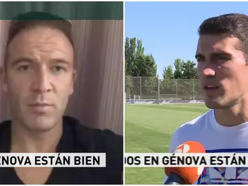 Diego Capel y Alberto Zapater hablan con Antena 3 Diego Capel y Alberto Zapater hablan con Antena 3