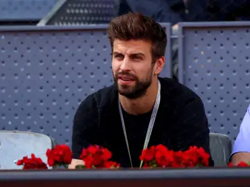 Gerard Piqué, presenciando el Mutua Madrid Open de tenis Gerard Piqué, presenciando el Mutua Madrid Open de tenis