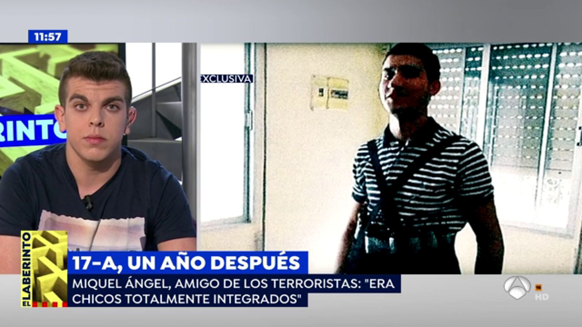 Miguel &Atilde;ngel, amigo de los terroristas antes del 17-A