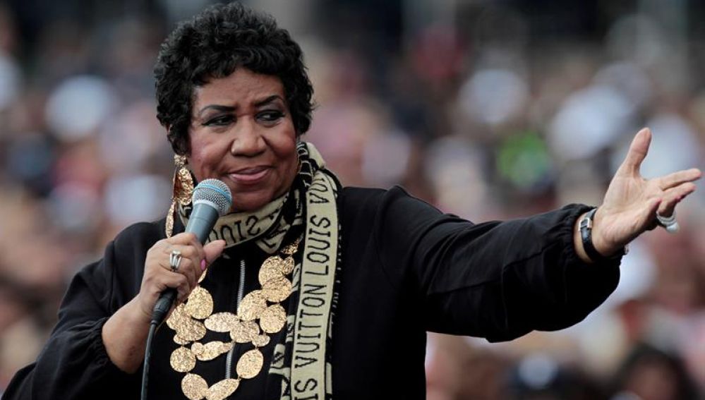 Foto de archivo de la cantante estadounidense Aretha Franklin