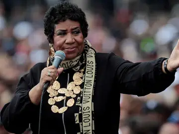 Foto de archivo de la cantante estadounidense Aretha Franklin Foto de archivo de la cantante estadounidense Aretha Franklin