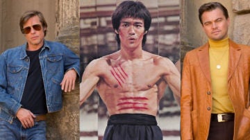 Brad Pitt, Bruce Lee y Leo DiCaprio