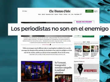 Más de 300 periódicos se alían contra Trump por sus ataques contra los medios Más de 300 periódicos se alían contra Trump por sus ataques contra los medios