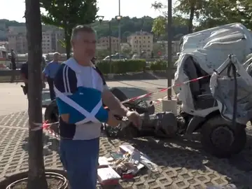 Un camionero superviviente en Génova: No sé cómo he podido salir con vida Un camionero superviviente en Génova: No sé cómo he podido salir con vida