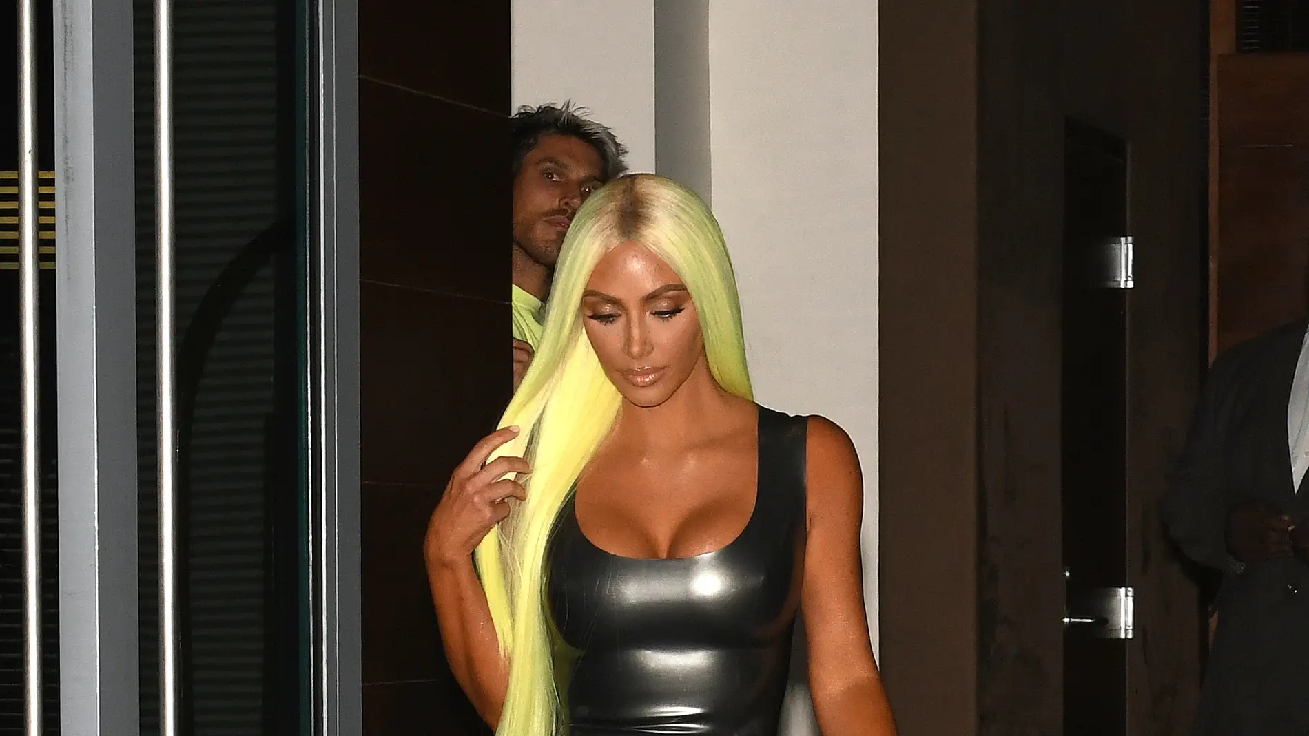 El llamativo look de Kim Kardashian