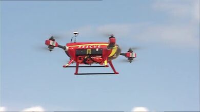 Drones de rescate que salvan vidas en las playas españolas