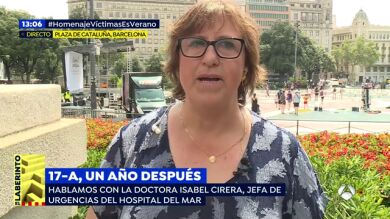 La doctora Isabel Cirera nos acerca el lado más humano del atentado yihadista en Las Ramblas de Barcelona