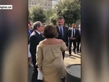 El Rey saluda a Torra y le recuerda que el exconseller Forn sigue en prisión El Rey saluda a Torra y le recuerda que el exconseller Forn sigue en prisión