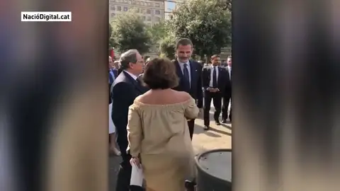 El Rey saluda a Torra y le recuerda que el exconseller Forn sigue en prisión El Rey saluda a Torra y le recuerda que el exconseller Forn sigue en prisión