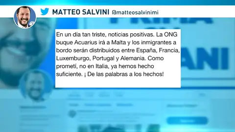 Salvini se va de fiesta tras el siniestro en Génova e Italia se indigna Salvini se va de fiesta tras el siniestro en Génova e Italia se indigna