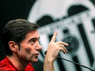 Marcelino, en rueda de prensa Marcelino, en rueda de prensa