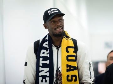 Usain Bolt, jugador del Central Coast Mariners