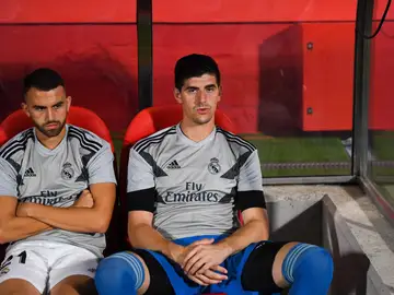 Courtois, en el banquillo contra el Girona Courtois, en el banquillo contra el Girona