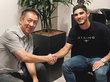 Peter Lim, con Gonçalo Guedes Peter Lim, con Gonçalo Guedes
