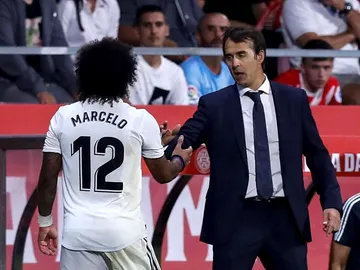 Marcelo es sustituido en un partido del Real Madrid Marcelo es sustituido en un partido del Real Madrid