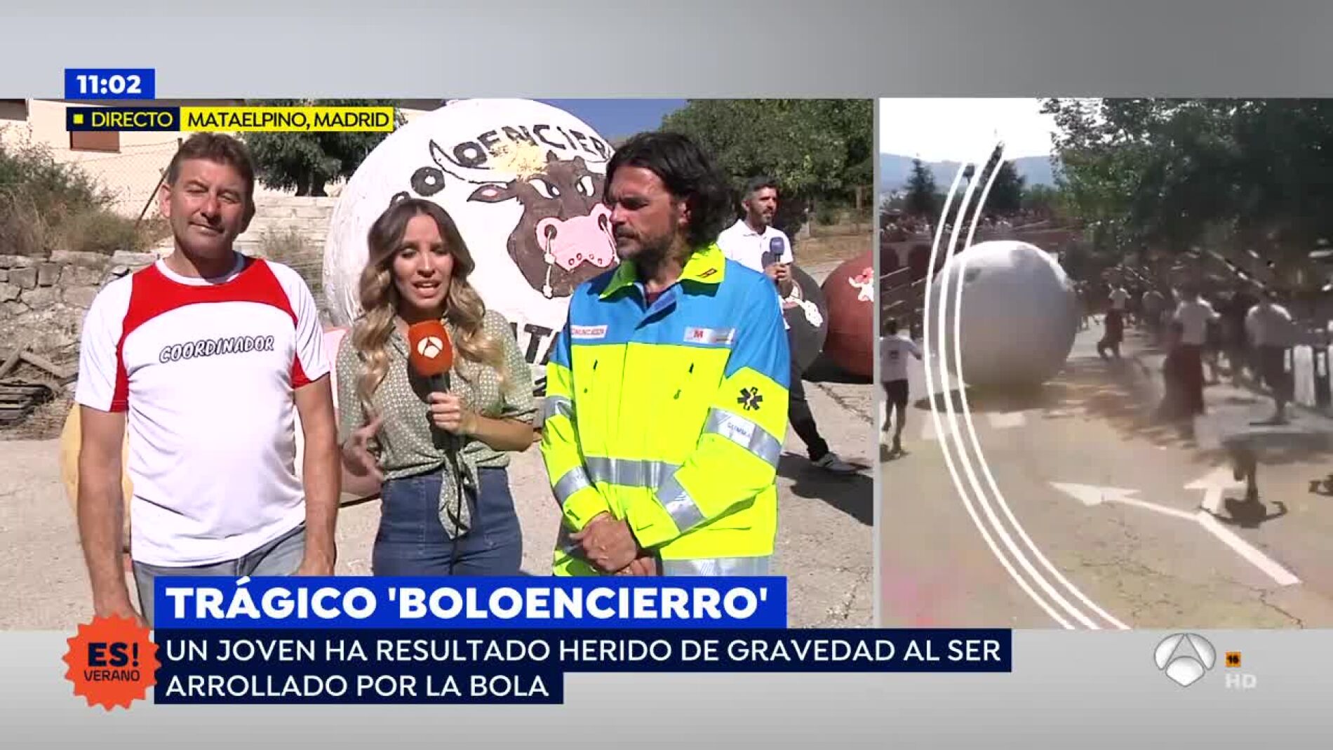  Pol&eacute;mica por el 'boloencierro' de Matalpino: "No podemos quedarnos parados, si no te mueves la bola te hace da&ntilde;o"