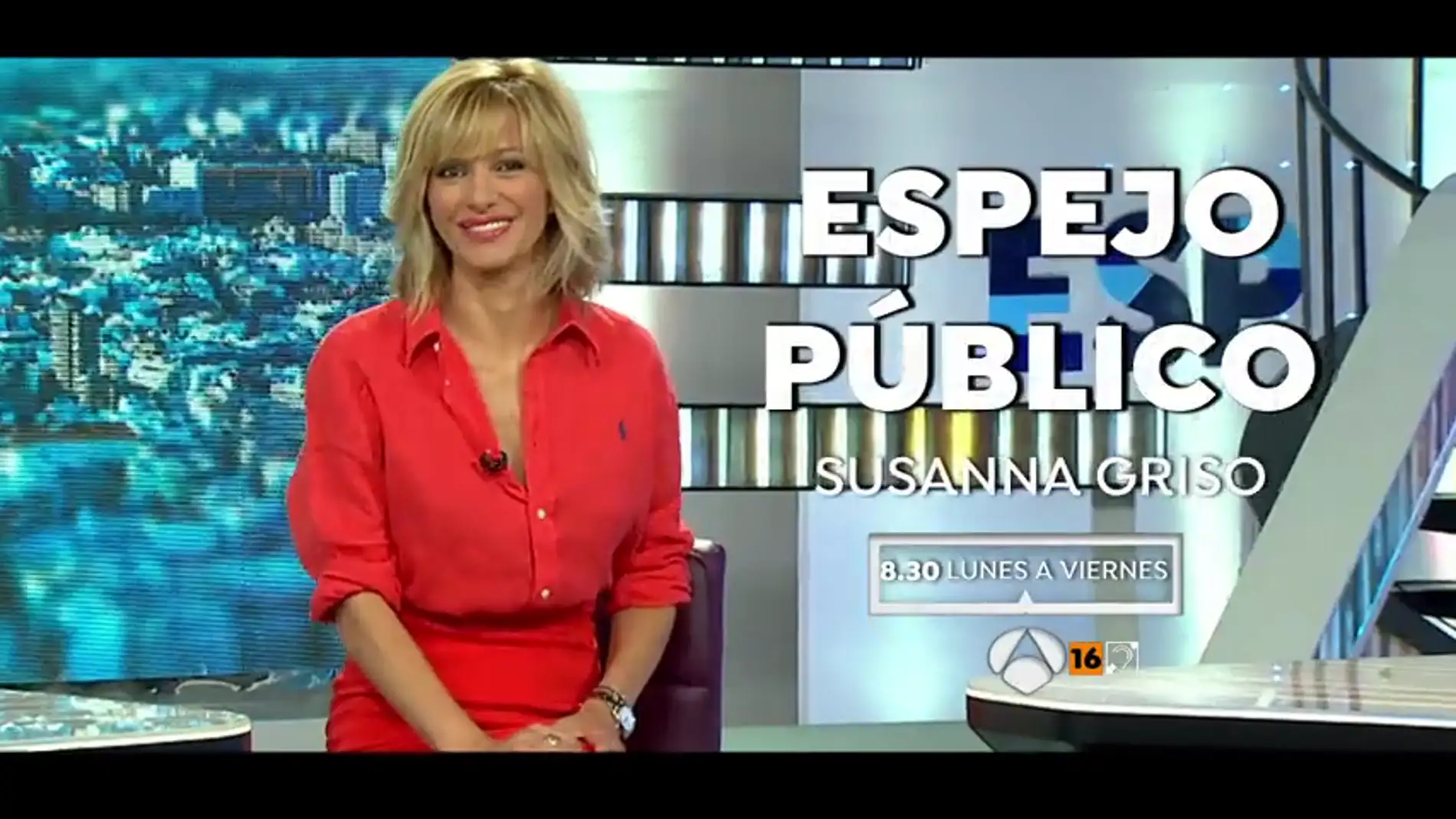 El lunes 3 de septiembre la presentadora Susanna Griso regresa al frente de Espejo Público