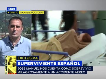El español que sobrevivió a una accidente de avión en México: "El piloto nos salvó la vida a todos" El español que sobrevivió a una accidente de avión en México: "El piloto nos salvó la vida a todos"