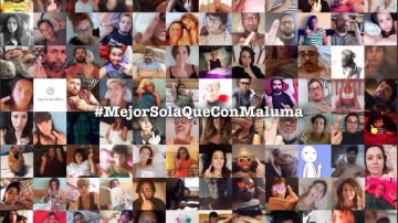 En la imagen las reacciones de los usuarios ante la publicación de Maluma