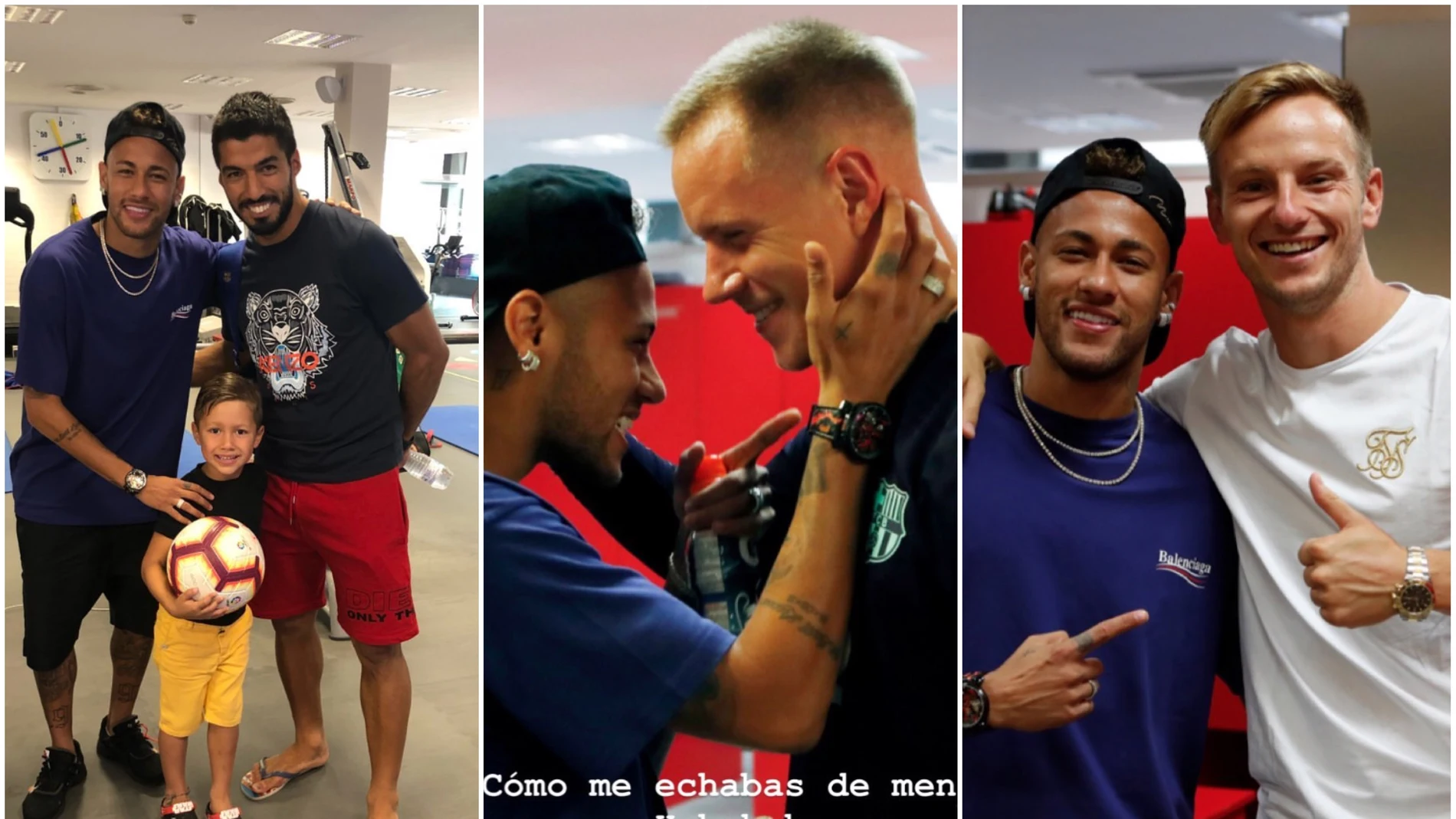 Neymar, de visita en Barcelona Neymar, de visita en Barcelona