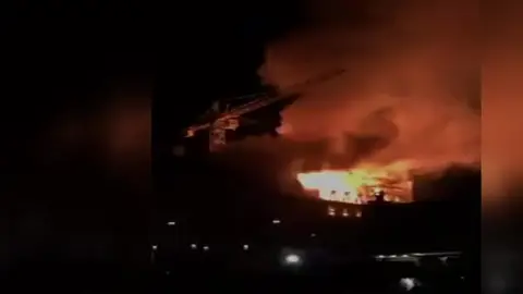 Incendio del edificio en Zurich Incendio del edificio en Zurich