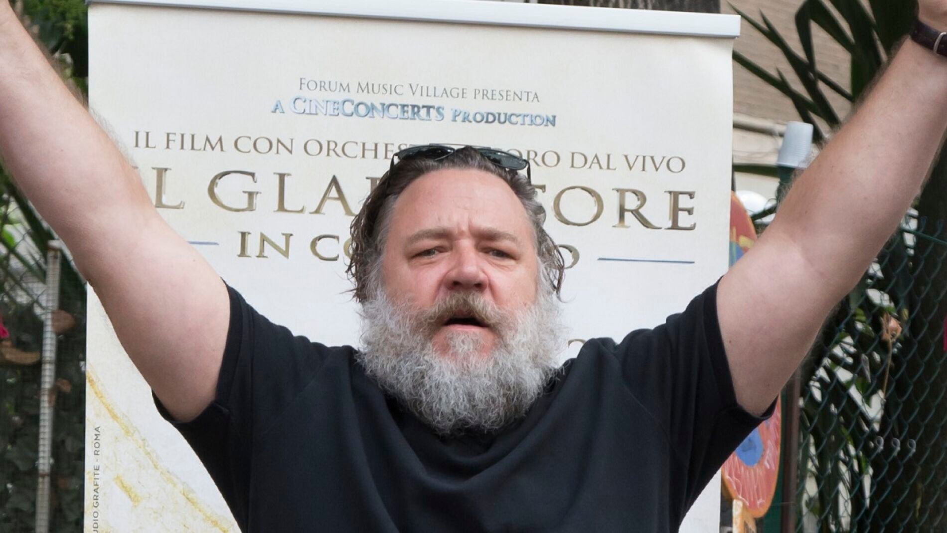 Russell Crowe en una de sus últimas apariciones públicas