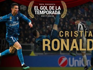Cristiano Ronaldo gana el premio al gol de la temporada