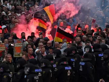 Manifestación de ultraderecha en Alemania Manifestación de ultraderecha en Alemania