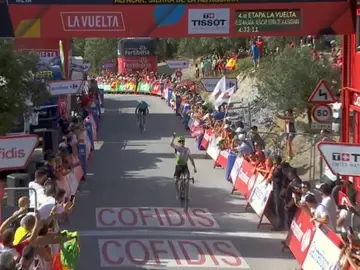 King logra la victoria en la cuarta etapa de la Vuelta King logra la victoria en la cuarta etapa de la Vuelta