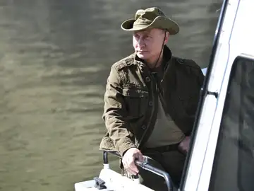 Putin se toma un pequeño descanso en Siberia Putin se toma un pequeño descanso en Siberia