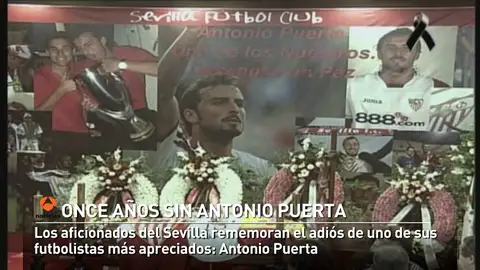 El Sevilla mantiene vivo el recuerdo de Antonio Puerta once años después El Sevilla mantiene vivo el recuerdo de Antonio Puerta once años después